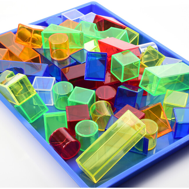 Translucent Color Blocks, Set of 50 - Blocks - 3