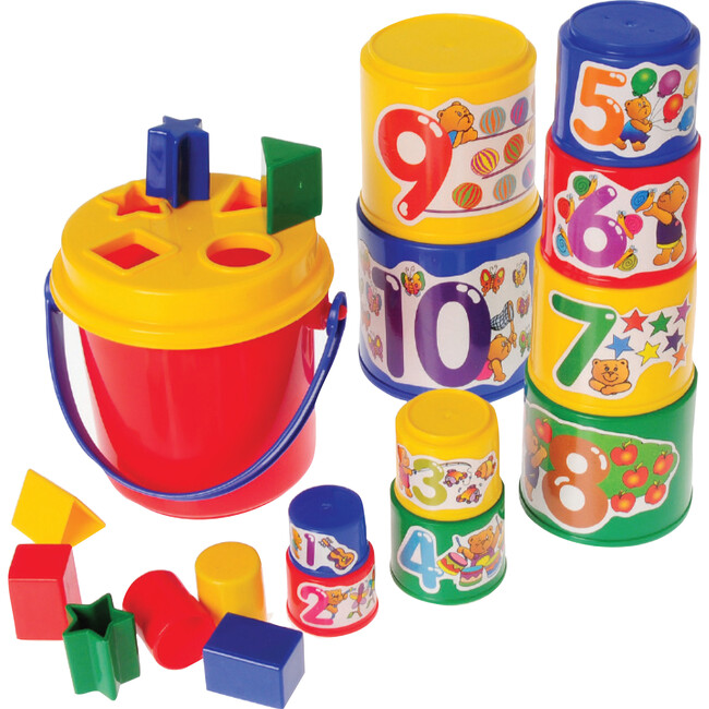 Sort Count And Stack - Developmental Toys - 1