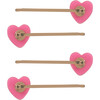Hair Clips, Heart - Hair Accessories - 4