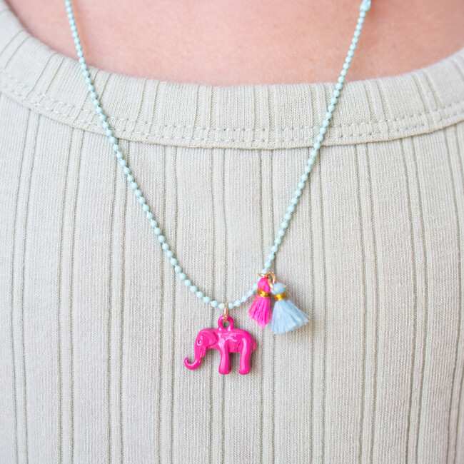 Zoey Necklace, Elephant - Necklaces - 3
