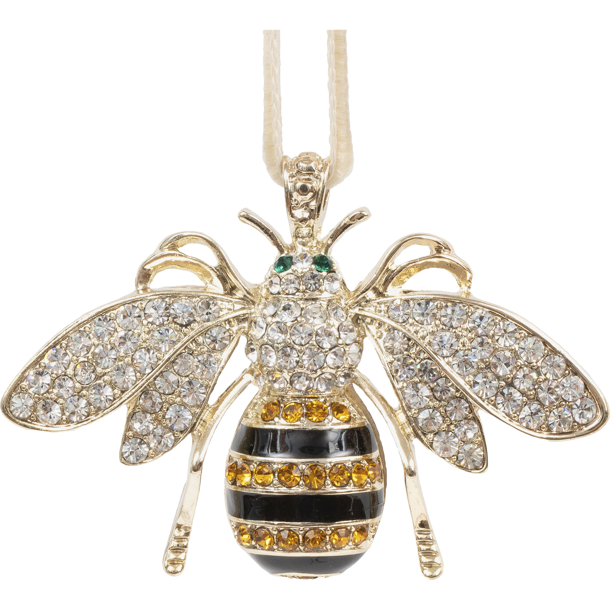 Stripey Bee Hanging Ornament - Ornaments - 1