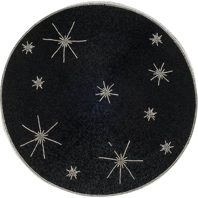 Star Placemat, Black & Silver - Tableware - 1