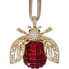 Sparkle Bee Hanging Ornament, Ruby - Ornaments - 1 - thumbnail