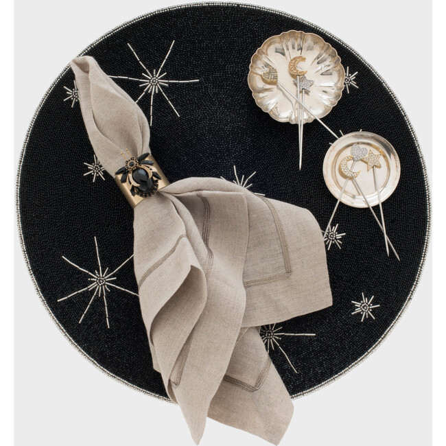 Star Placemat, Black & Silver - Tableware - 5
