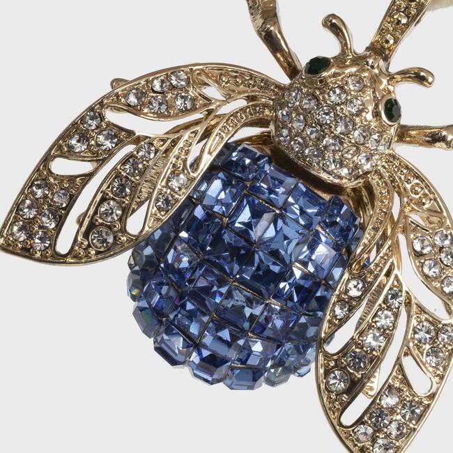 Sparkle Bee Hanging Ornament, Periwinkle - Ornaments - 3