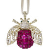 Sparkle Bee Hanging Ornament, Fuchsia - Ornaments - 1 - thumbnail