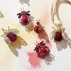 Sparkle Bee Hanging Ornament, Fuchsia - Ornaments - 2