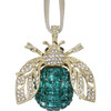 Sparkle Bee Hanging Ornament, Emerald - Ornaments - 1 - thumbnail