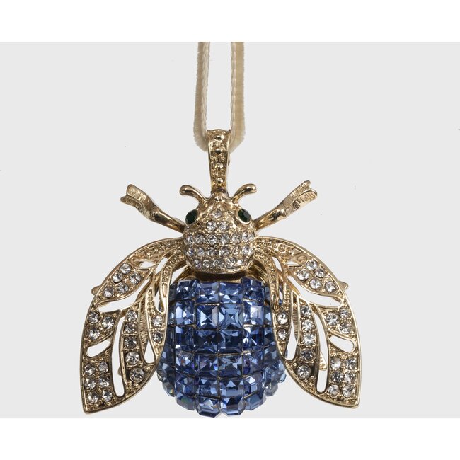 Sparkle Bee Hanging Ornament, Periwinkle - Ornaments - 6