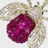 Sparkle Bee Hanging Ornament, Fuchsia - Ornaments - 3