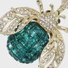Sparkle Bee Hanging Ornament, Emerald - Ornaments - 3