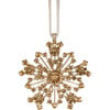 Sparkle Snowflake Ornament, Topaz - Ornaments - 1 - thumbnail