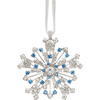 Sparkle Snowflake Ornament, Sapphire - Ornaments - 1 - thumbnail