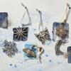 Sparkle Snowflake Ornament, Sapphire - Ornaments - 4