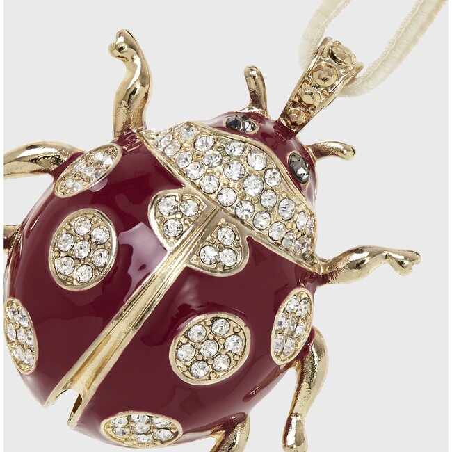 Ladybug Hanging Ornament, Red - Ornaments - 2