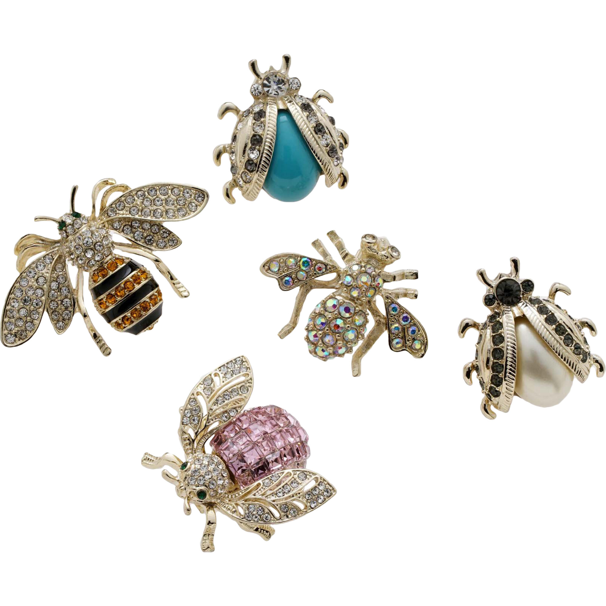 Mini Bug Wreath Clip Set, Pastel - Wreaths - 1
