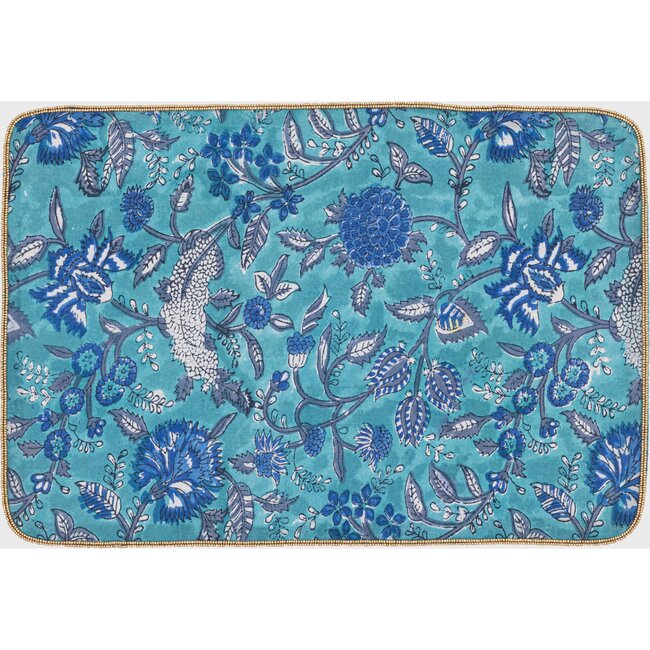 Paisley Placemat, Turquoise, Set Of Four - Tableware - 4