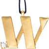 Monogram Hanging Ornament W - Ornaments - 1 - thumbnail