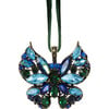 Mini Butterfly Ornament, Sapphire - Ornaments - 1 - thumbnail