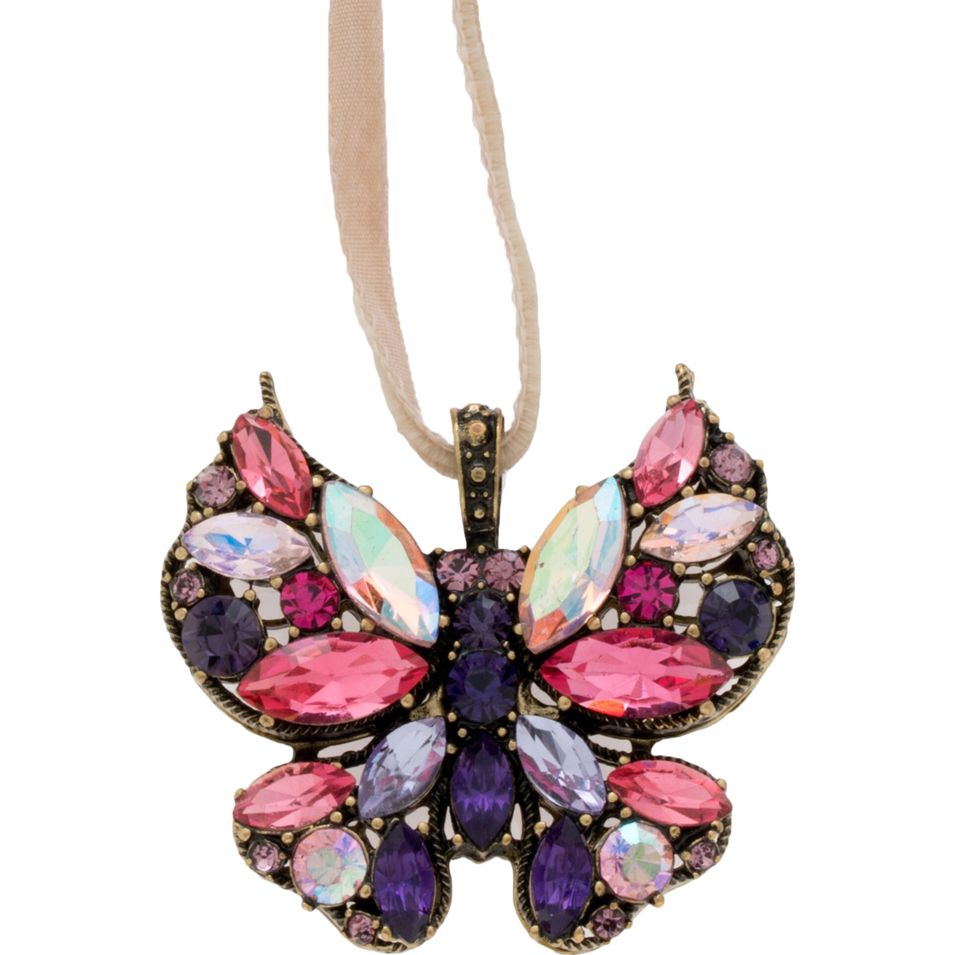Mini Butterfly Ornament, Amethyst - Ornaments - 1