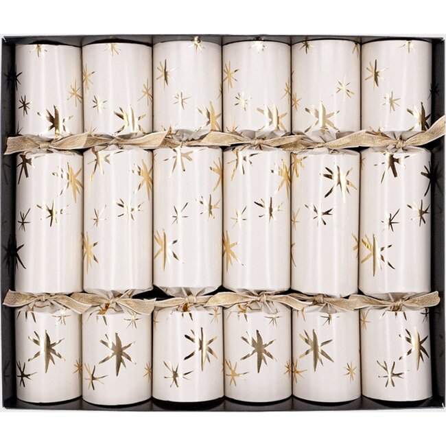 Luxury Holiday Crackers, Cream With Gold - Party - 5