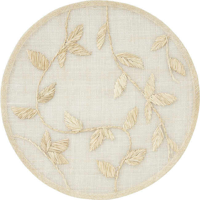 Straw Leaf Placemat, Natural