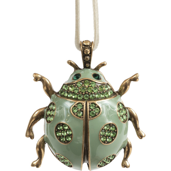Ladybug Hanging Ornament, Mint - Ornaments - 1