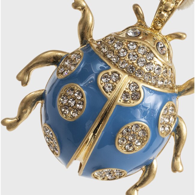 Ladybug Hanging Ornament, Periwinkle - Ornaments - 3