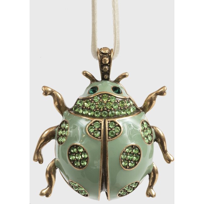 Ladybug Hanging Ornament, Mint - Ornaments - 5