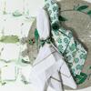 Enamel Bow Skinny Napkin Rings, Green, Set Of Four - Party - 2 - thumbnail