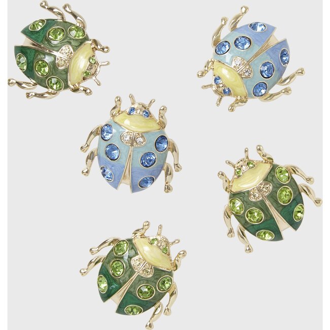Enamel Ladybug Wreath Clip Set - Wreaths - 5