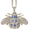 Classic Bee Hanging Ornament, Sapphire - Ornaments - 1 - thumbnail