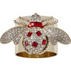 Classic Bee Napkin Rings, Ruby, Set Of Two - Tableware - 1 - thumbnail