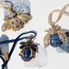 Classic Bee Hanging Ornament, Sapphire - Ornaments - 4