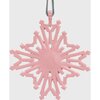 Baguette Snowflake Hanging Ornaments Boxed Set, Sherbet - Ornaments - 5 - thumbnail