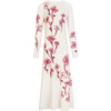 Women's Odette Stretch Knit Dress, Ecru Multi - Dresses - 1 - thumbnail