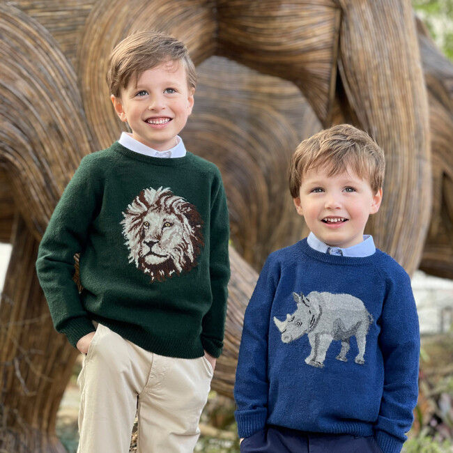 Raul Rhino Jumper , Denim Blue - Jumpers - 2