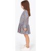 Mini Mari Dress, Hand Drawn Plaid Ecru Multi - Dresses - 5