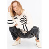 Women's Romi Knit, Ecru/Black - Sweaters - 7