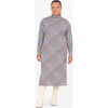 Women's Letta Dress, Hand Drawn Plaid Ecru Multi - Dresses - 7