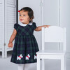 Scottie Dress, Navy Tartan - Dresses - 2