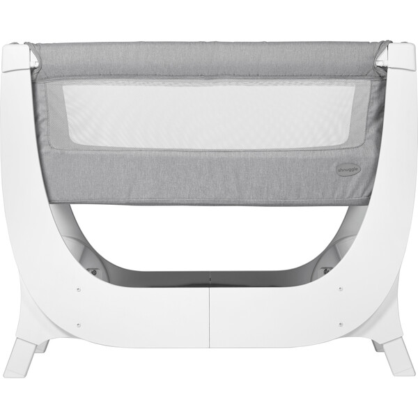 Shnuggle Air Bedside Sleeper Infant Crib, Dove Grey BÉABA Cribs