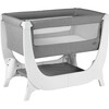 Shnuggle Air Bedside Sleeper Infant Crib, Dove Grey - Cribs - 2 - thumbnail