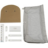 Shnuggle Air Full Size Crib Conversion Kit, Dove Grey - Cribs - 2