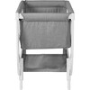 Shnuggle Air Bedside Sleeper Infant Crib, Dove Grey - Cribs - 4