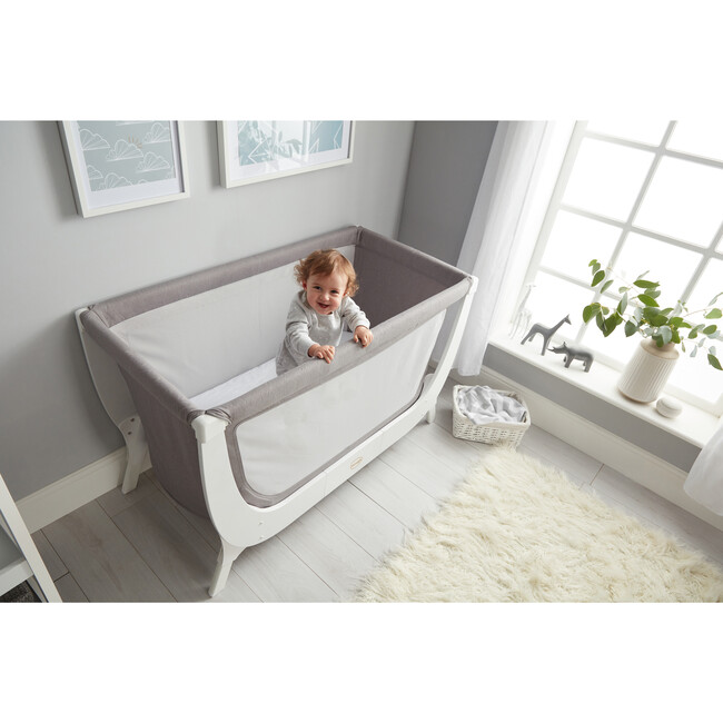 Shnuggle Air Full Size Crib Conversion Kit, Dove Grey - Cribs - 8