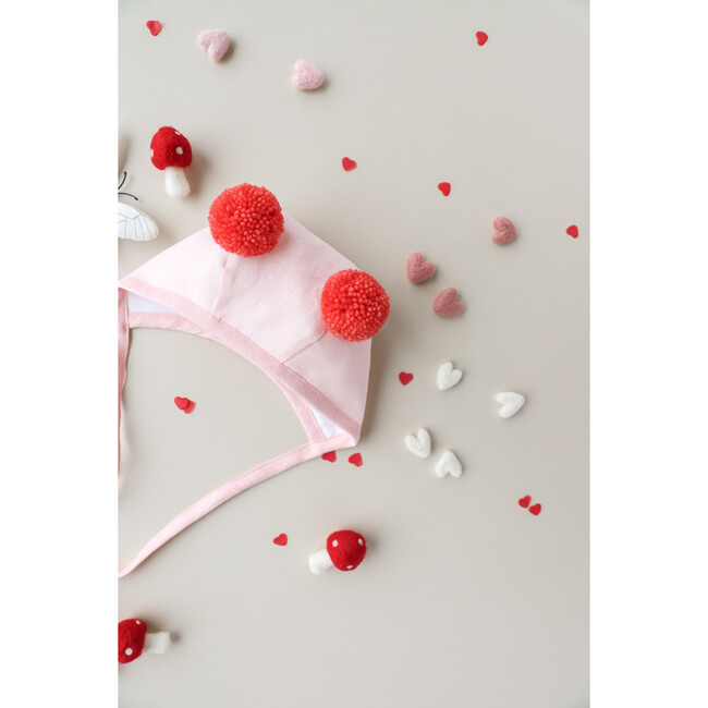 Strawberry Shortcake Double Pom Bonnet - Hats - 3