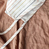 Sunset Stripe Linen Bonnet - Hats - 4