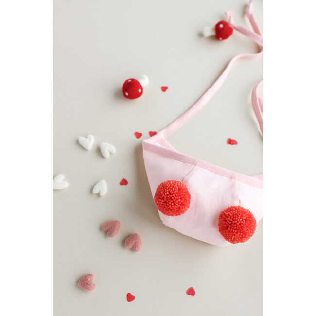 Strawberry Shortcake Double Pom Bonnet - Hats - 4