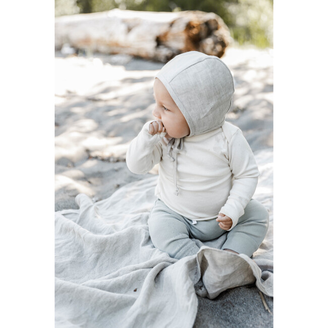 Sand Linen Bonnet - Hats - 2
